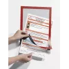 Moldura magnética A4 Durable 4872-03 vermelho