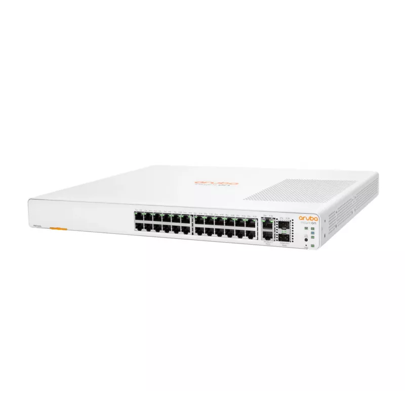 HPE Networking Instant On 1960 24G 2XF Switch Europe (JL806A#ABB) - (sucessor do HPE 1950 24G 2SFP+ 2XGT Switch (JG960A#ABB))