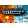Switch PoE Extralink CERES 8x 100Mb/s PoE/PoE+, 2x RJ45 Uplink 100Mb/s, 96W