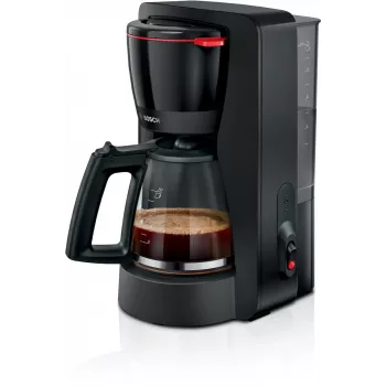 Máquina de café de filtro Bosch TKA2M113, depósito de água 1,25 l, 15 chávenas, preta
