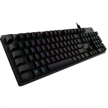 Teclado de gaming Logitech G512, Preto, com fios, layout suíço, 920-009347