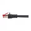 Cabo de patch RJ45 EFB-Elektronik Cat.6 S/FTP LSZH preto 1,5m