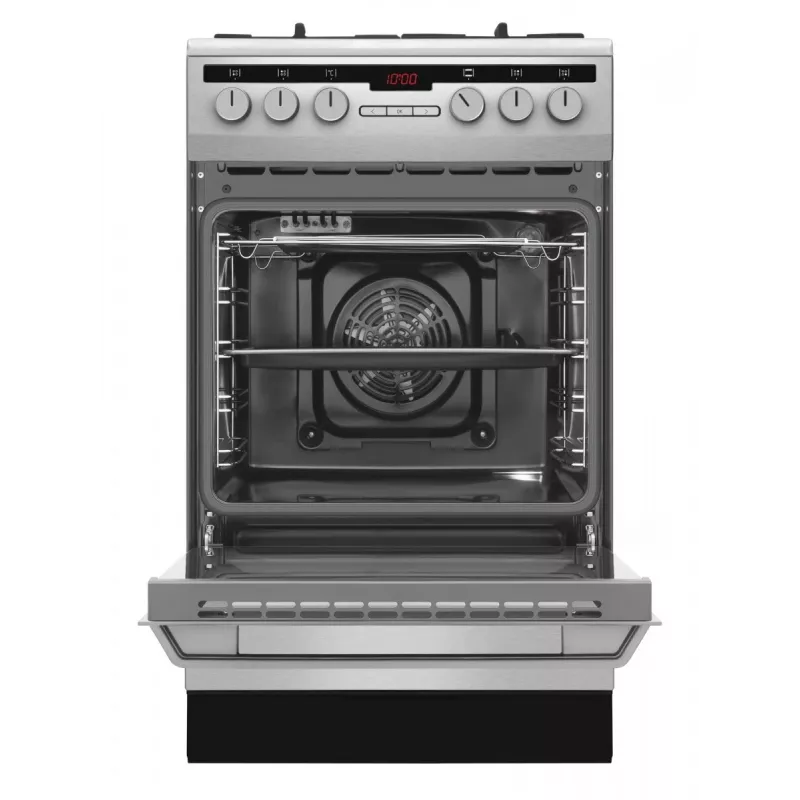 Fogão independente AMICA 58GEH3.31HZpTaDA(Xx) Pizza Wok, classe de eficiência energética A