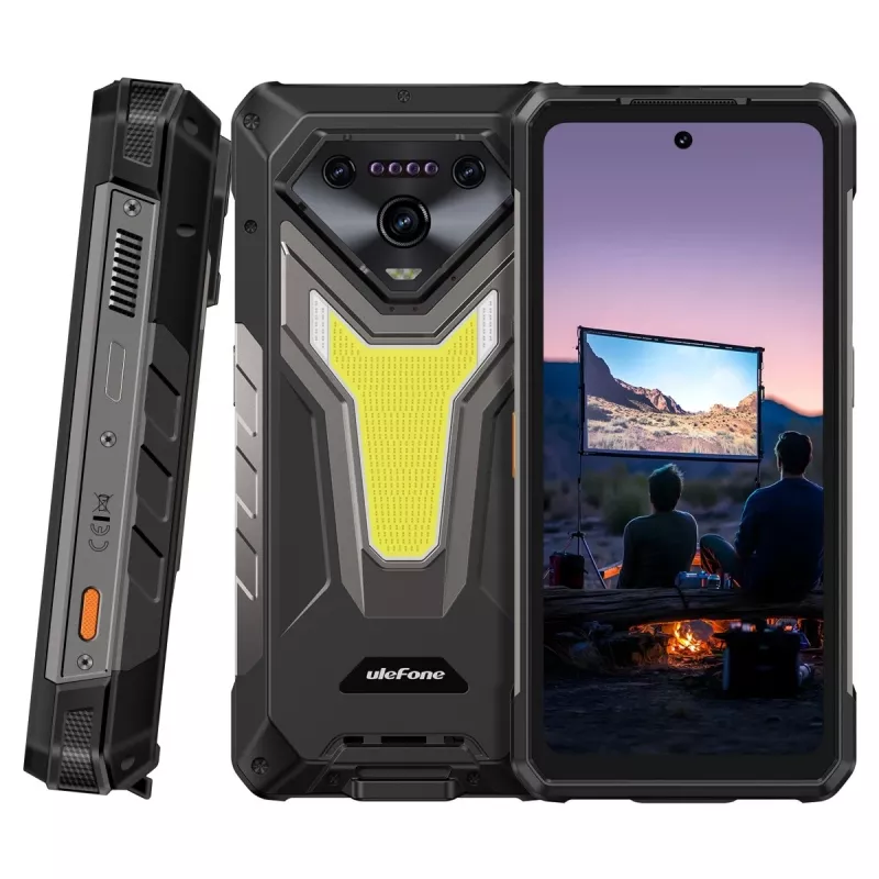 Smartphone UleFone Armor 34 Pro (Plus) 16/512GB 5G, dispositivo Android robusto, 16GB RAM, 512GB armazenamento, conectividade 5G