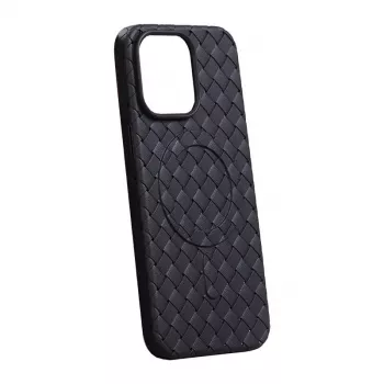 Capa de proteção com íman Joyroom JR-BP005 para iPhone 15 Pro, preto, compatível com MagSafe, proteção integral