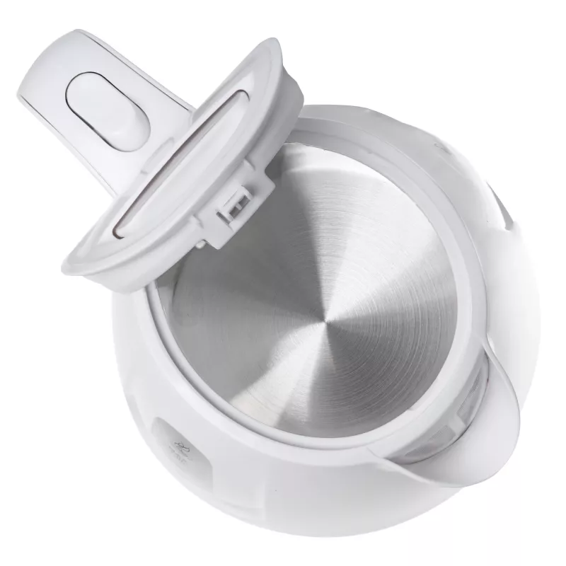Chaleira elétrica Adler AD 1373 – capacidade de 1 L, 850 W, branca, base de 360°, polipropileno