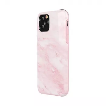 Capa para telemóvel Devia Marble-Serie para iPhone 11 Pro Max, rosa, capa rígida protetora