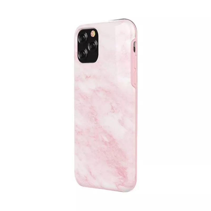 Capa para telemóvel Devia Marble-Serie para iPhone 11 Pro Max, rosa, capa rígida protetora