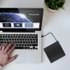 Caixa externa para unidade ótica CD/DVD SATA, USB 3.0, 9,5 mm