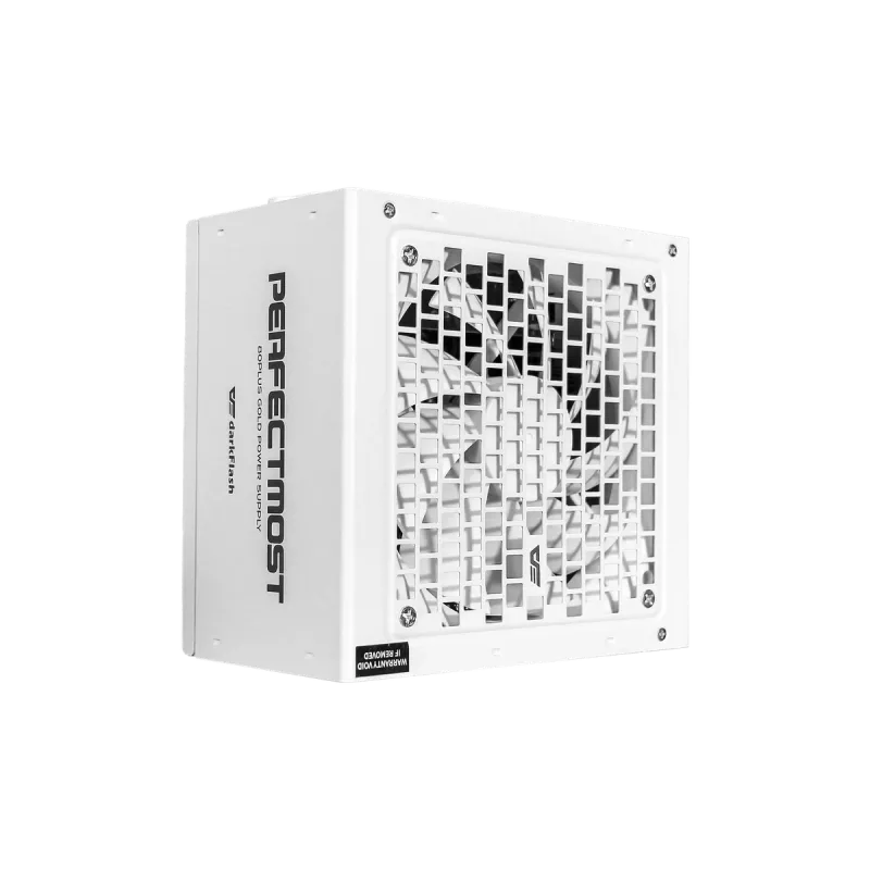 Fonte de alimentação DarkFlash PMT1050 branca – fonte de alimentação para desktop ATX, PMT1050 branca