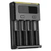 Carregador de baterias Nitecore NEW i4 pilha doméstica AC