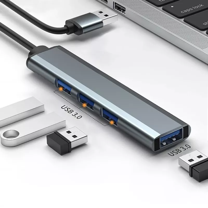 Adaptador HUB USB 3.0 4em1, 4x USB 3.0