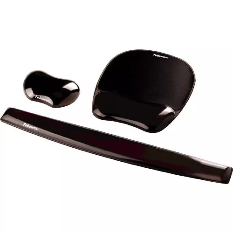 Acessório para teclado apoio de pulso/CRYSTALS Gel 9112201 Fellowes