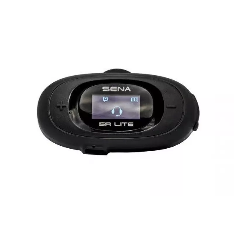 Intercomunicador para mota Sena 5R Lite Bluetooth 5.1 1700 m de alcance com ecrã LCD e microfone universal para dois capacetes