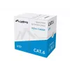 Cabo de rede LANBERG Cat6 U/UTP LCU6-11CU-0305-S, 305 m, 23 AWG, cinzento, bainha HDPE