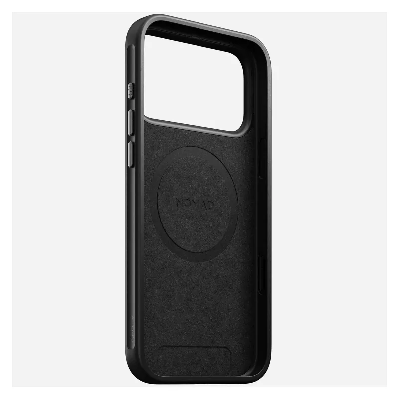 Capa para telemóvel Nomad Modern Leather Case Cover para iPhone 17 Pro Max, 17,5 cm (6,9 polegadas), Tan, couro + PC/TPU