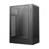 Caixa para PC DeepCool CH170 PLUS Tower preto – micro-ATX/mini-ITX, vidro temperado, USB-C, fonte de alimentação em cima