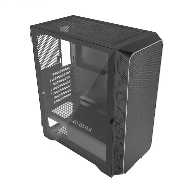 Caixa ATX Gaming Gembird CCC-FC-M200, Fornax M200, Mesh, sem ventoinhas, preta