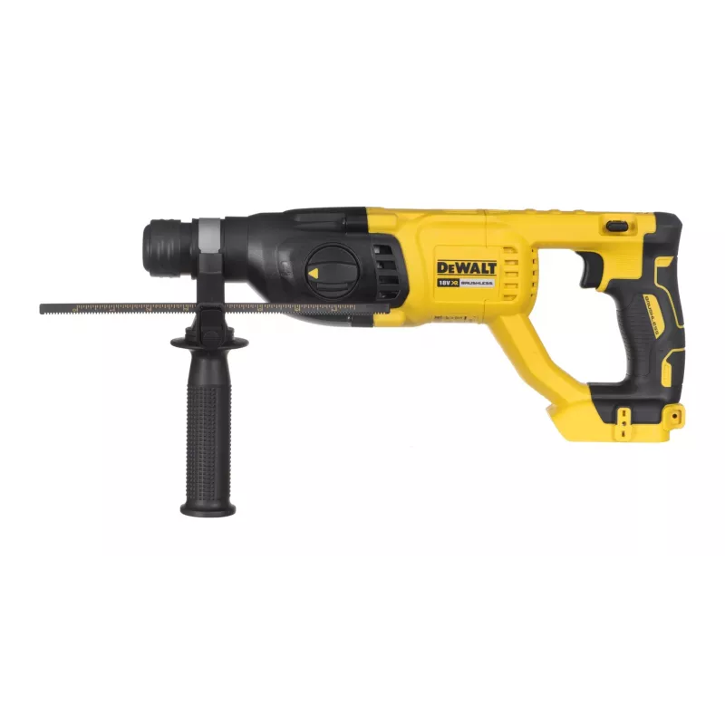 Martelo perfurador DeWalt DCH133N-XJ, 18V sem fios, bateria 5 Ah, SDS-Plus, 2,6 J de força de impacto, broca para betão 26 mm