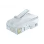 Conector de fio Gembird LC-8P8C-002/100 RJ-45 transparente