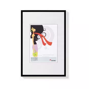 Moldura Walther Design New Lifestyle 15 x 20 preta