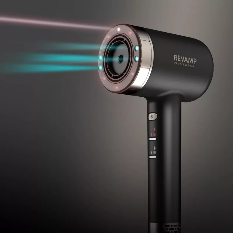 Secador de cabelo Revamp DR-7250-EU, tecnologia de infravermelhos e iões, modelo UE