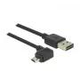 Cabo USB DeLOCK 83853 USB 2.0 2 m USB A Micro-USB B preto