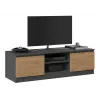 Móvel de TV Top e Shop RTV 120 ANTR/ARTIS — 1200×400×360 mm, tampo e moldura antracite, aglomerado, 2 prateleiras