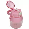 Garrafa de água Extralink garrafa escolar com palhinha e alça 1 L rosa