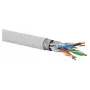 Cabo de rede Q-LANTEC S/FTP Cat.6A, par entrançado, LSOH