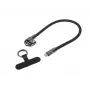 Cabo USB-C LANBERG CA-CMCM-10LN-0003-BK 0,3 m 240W preto
