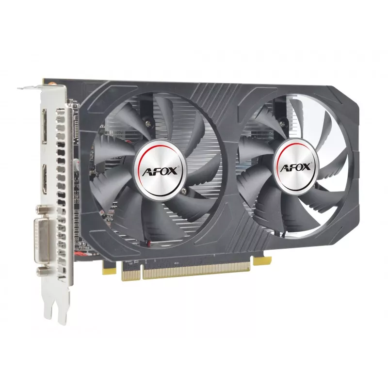 Placa gráfica AFOX AMD Radeon RX 550 4 GB GDDR5 PCIe 3.0, 1183 MHz, 128-Bit, ventoinha dupla