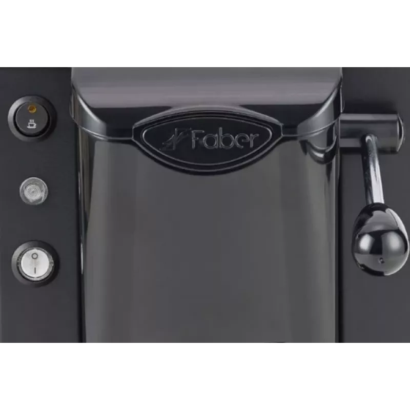 Máquina de café de cápsulas FABER Slot plástico semi-automática depósito de água de 1,3 L, 500 W, preto, 1 chávena