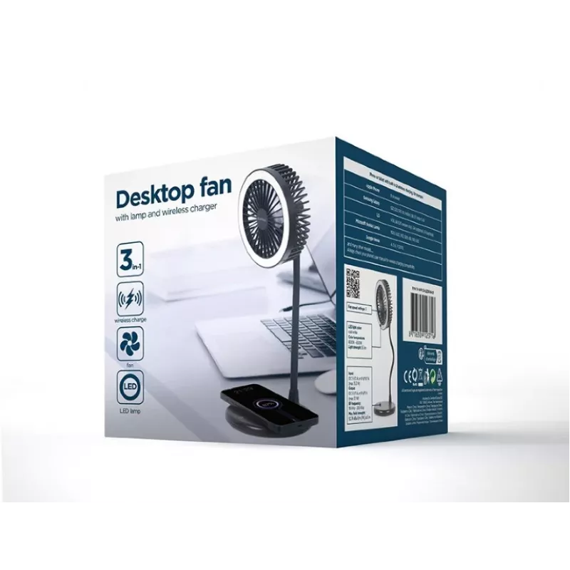 Ventilador doméstico Gembird TA-WPC10-LEDFAN-01