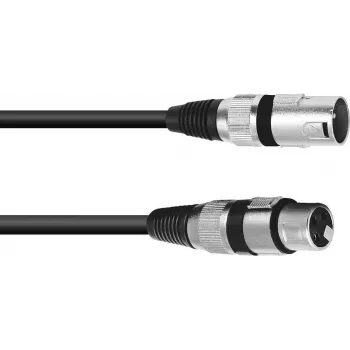 Cabo de coluna PSSO XLR 2x2,5 mm², 3 m, preto