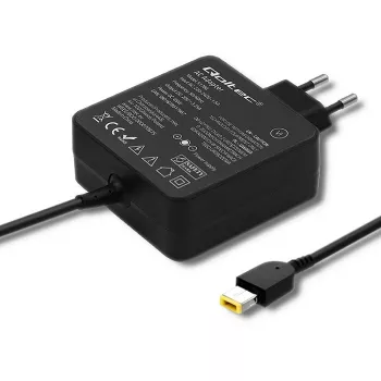 Fonte de alimentação QOLTEC 51766 65W AC/DC 20V 3,25A para IBM/Lenovo, preto, cabo de 1,75 m
