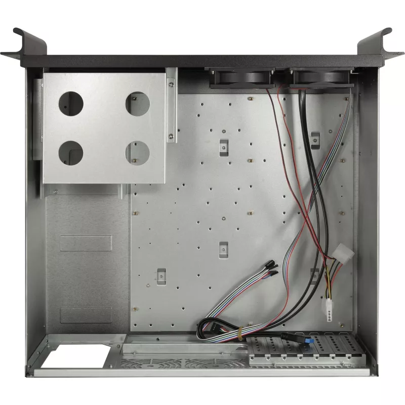 Servidor Rack Inter-Tech 4U-K-439L preto