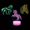 Lâmpada LED decorativa Manta SNL116RGB RGB 3D cavalo