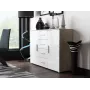 Aparador de sala Cama UNI carvalho sonoma/branco brilhante