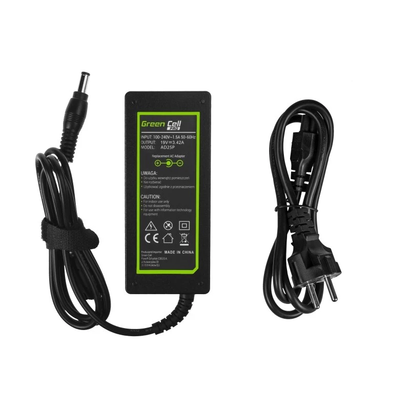 Fonte de alimentação/inversor Green Cell AD25P interior 65 W preto
