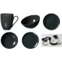 Prato de sopa ritzenhoff & breker Cecina cinzento 210 mm grés apto para máquina de lavar louça conjunto de 6