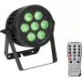 Projetor PAR LED EUROLITE 7x9W IP Rated — 7 x 9W LEDs, caixa com proteção IP