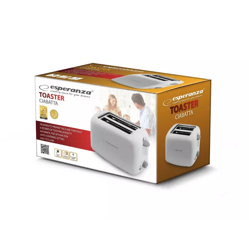 Esperanza EKT002 Caprese 2 fatias 600 W branco