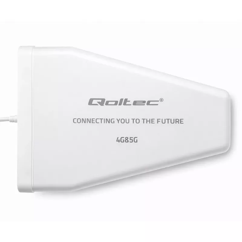 Antena 4G/5G LTE exterior QOLTEC 9 dBi, conector fêmea N, cabo de 3 m