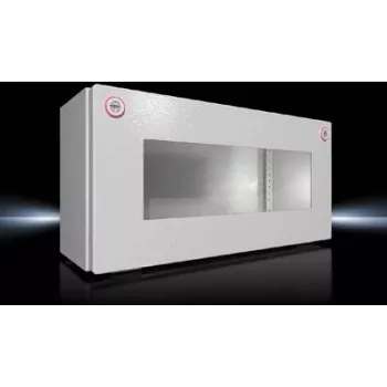 Rittal KX 1610.000 Caixa de instalação, chapa de aço, cinzento-claro RAL 7035, 400x155x200 mm