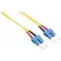 Logilink - Cabo patch - SC monomodo (M) para SC monomodo (M) - 2 m - fibra ótica - duplex - 9/125 micrómetros - OS2 - sem halogéneos - amarelo (FP0SC02)