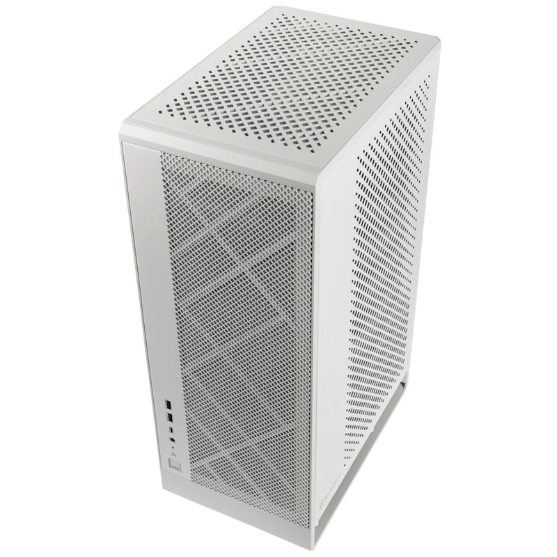 Caixa de computador SilverStone ALTA G1M microATX, branca