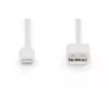 DIGITUS - Cabo Lightning - Lightning (M) para USB (M) - 1,0 m - isolamento duplo - branco - moldado - para Apple iPad/iPhone/iPod (Lightning) (DB-600106-010-W)