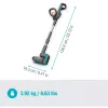 Limpa-terraços multiusos a bateria AquaBrush Patio 18V P4A solo, limpa-pavimentos cinzento/turquesa, sem bateria e carregador, POWER FOR ALL ALLIANCE