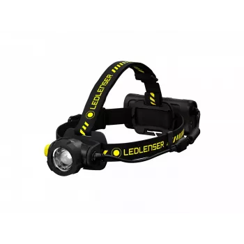Lanterna de cabeça Led Lenser H15R Work preto amarelo